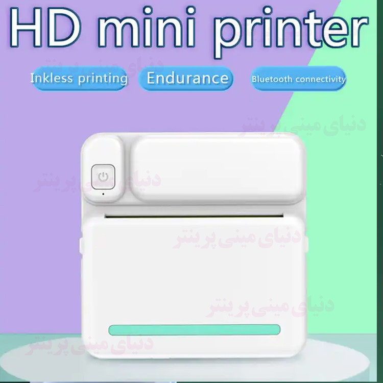 مینی پرینتر حرارتی C11، چاپگر بدون جوهر بلوتوث بی سیم قابل حمل