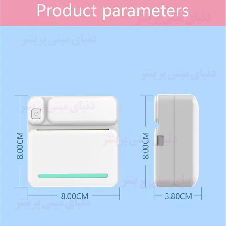 مینی پرینتر حرارتی C11، چاپگر بدون جوهر بلوتوث بی سیم قابل حمل