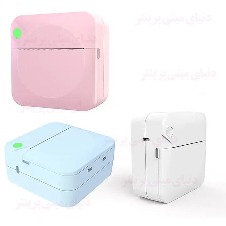 مینی پرینتر حرارتی C17، چاپگر بدون جوهر بلوتوث بی سیم قابل حمل