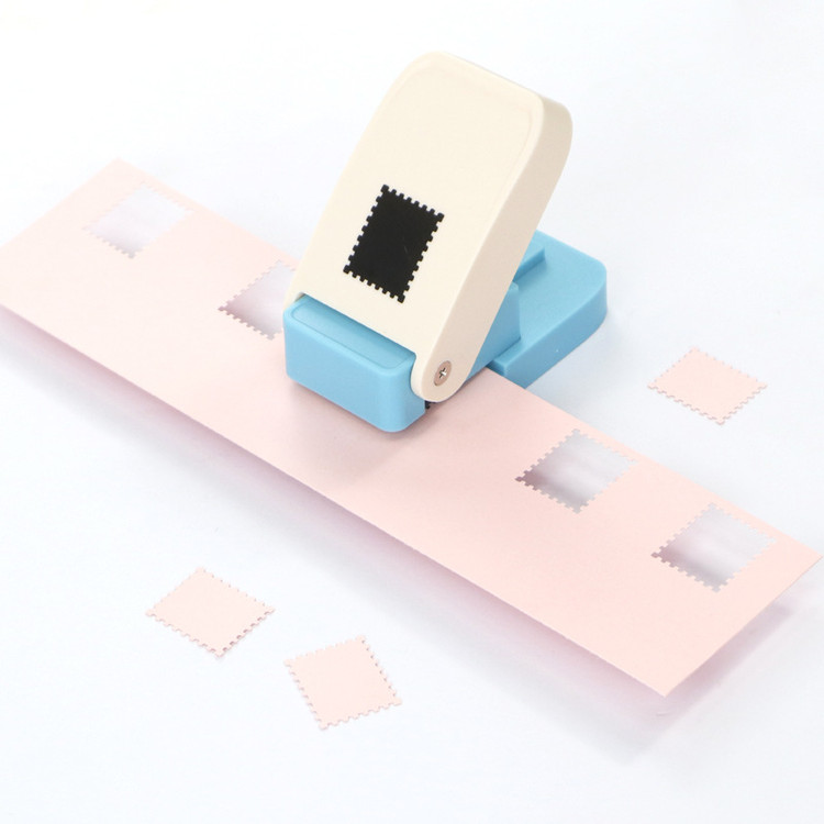 پانچ کاغذ طرح تمبر Kamei | سایز 38 × 31.7 میلیمتر | مناسب ساخت تگ، کارت و تزئینات کاغذی